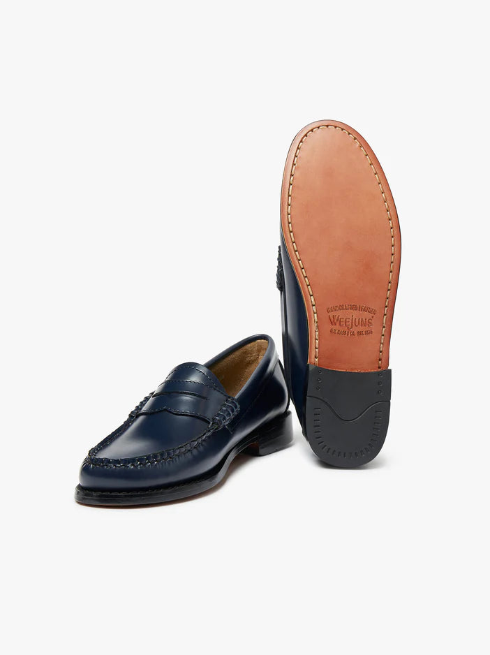 BASS WEEJUNS MOCASSINS NAVY