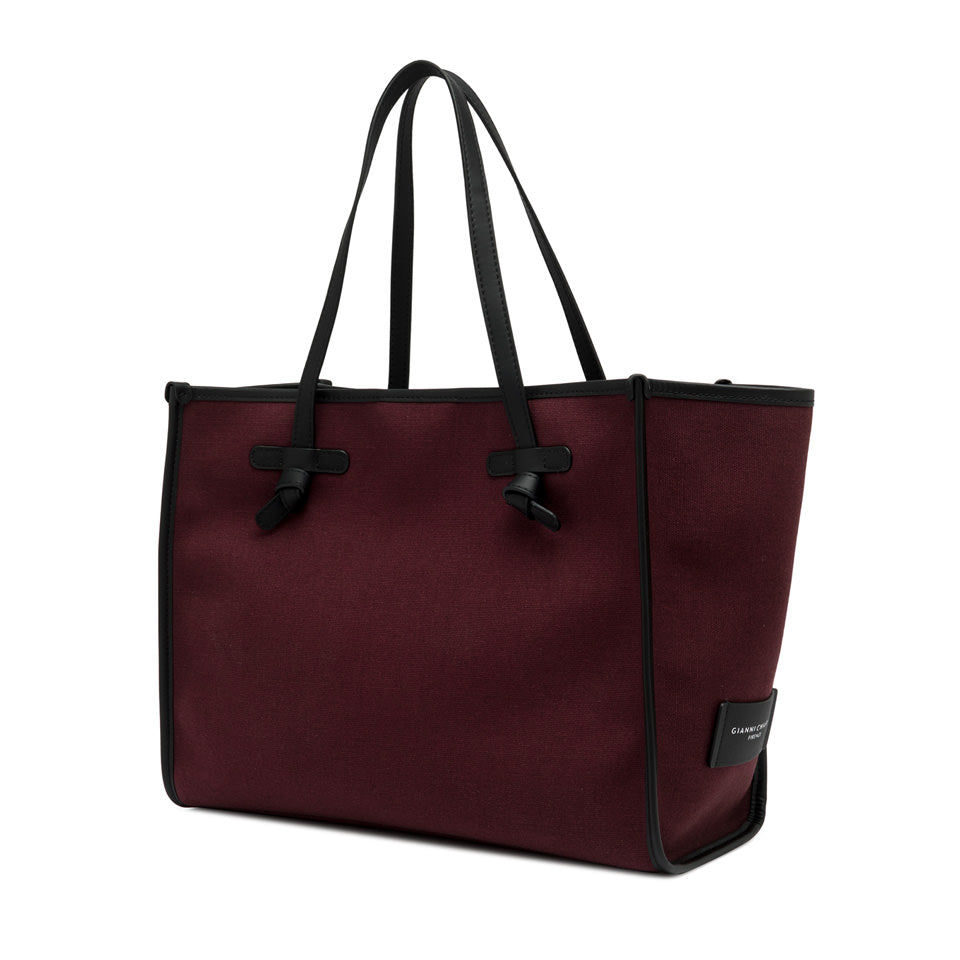 MARCELLA CABAS COTON OXBLOOD-PIETRA