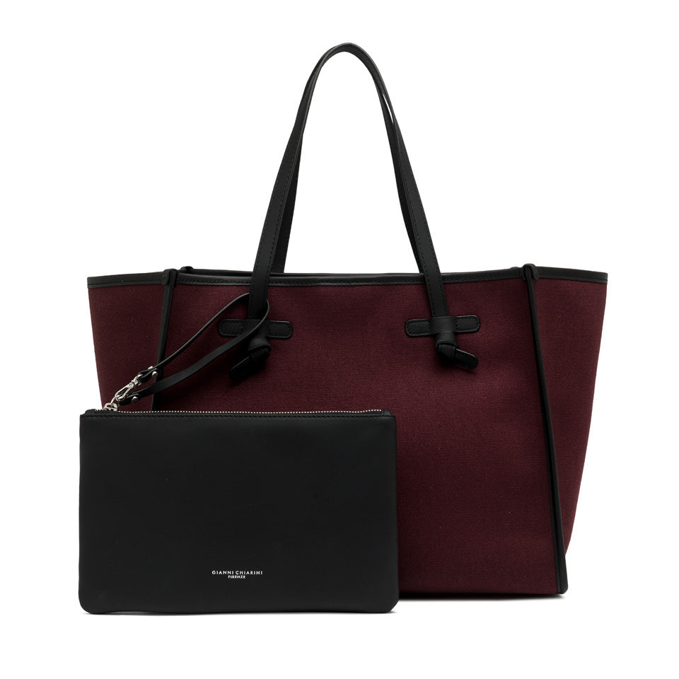 MARCELLA CABAS COTON OXBLOOD-PIETRA