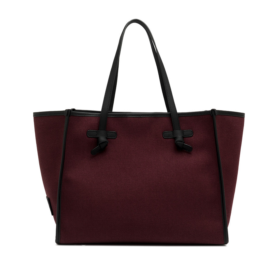 MARCELLA CABAS COTON OXBLOOD-PIETRA