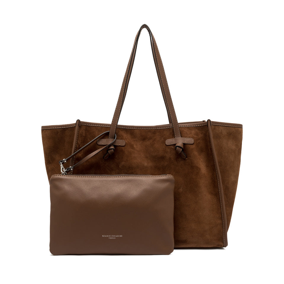 MARCELLA CABAS DAIM COGNAC