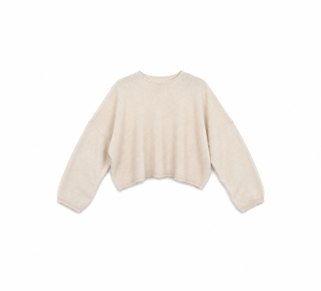 Pull fin large LILY ECRU CELINE