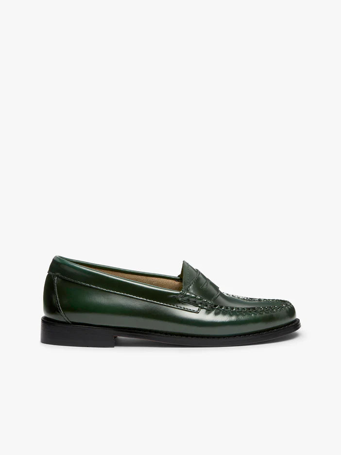 BASS WEEJUNS MOCASSINS VERT