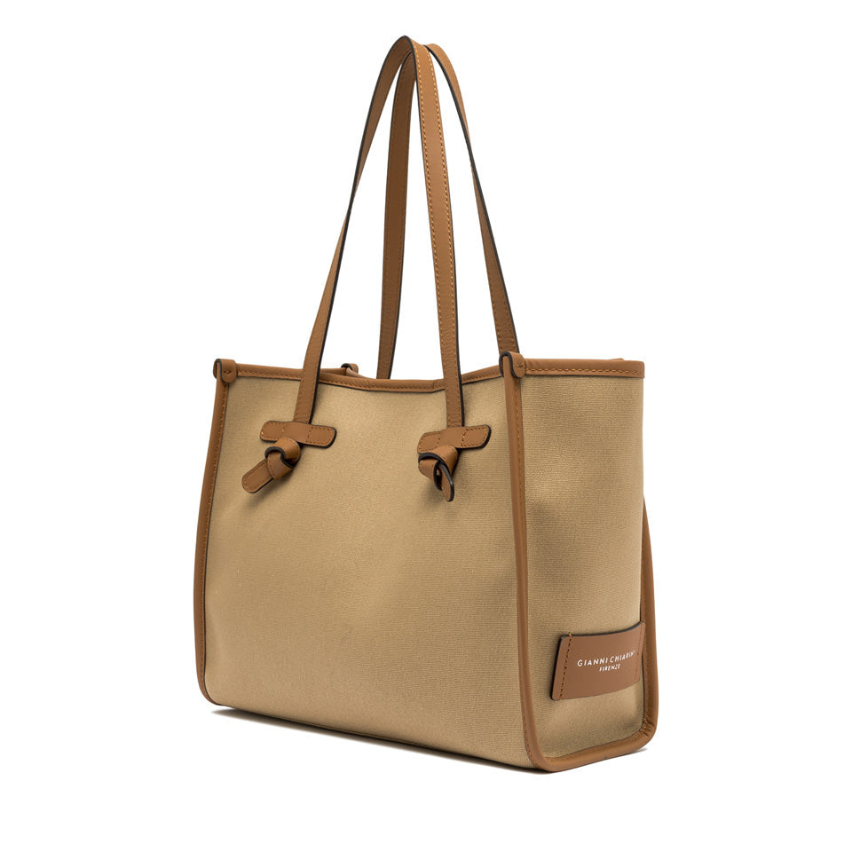CABAS COTON MOYEN BEIGE