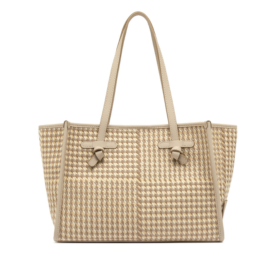 MEDIUM HOUNDSTOOTH TOTE BAG