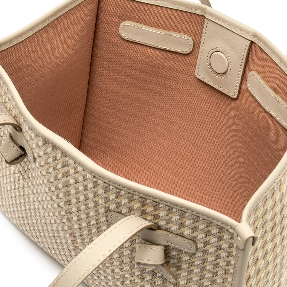 MEDIUM HOUNDSTOOTH TOTE BAG