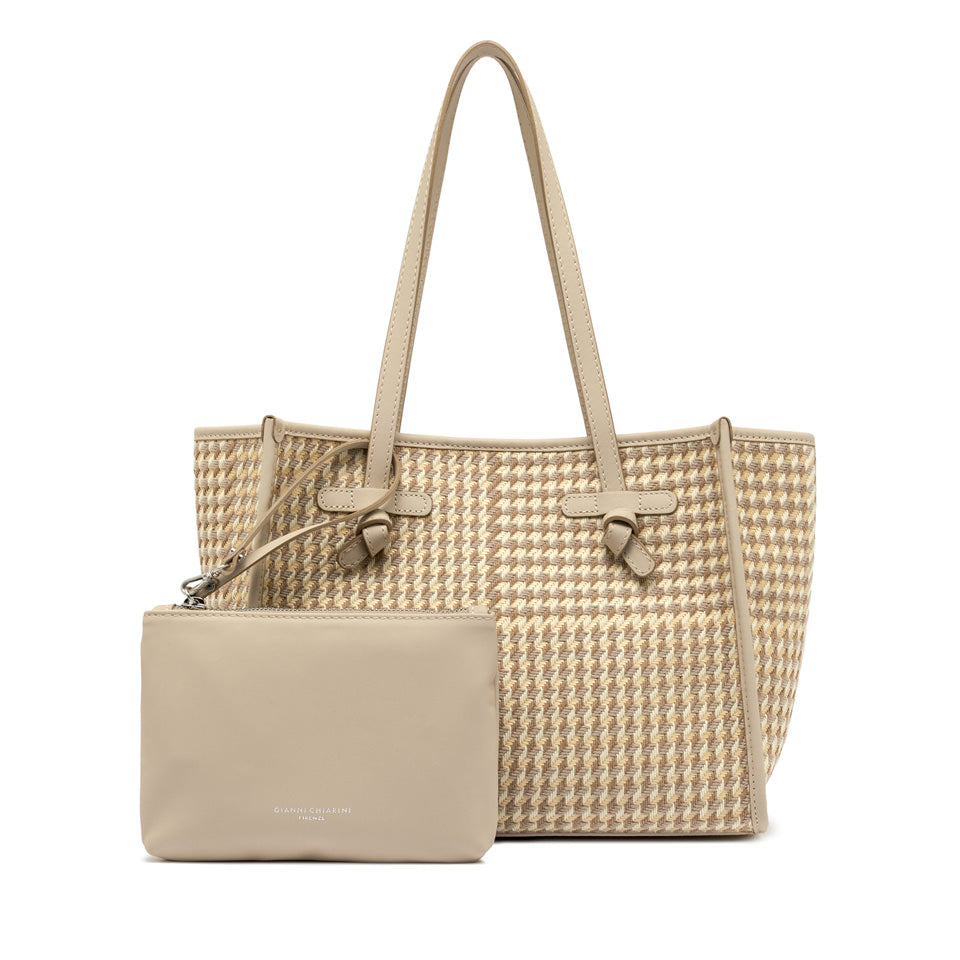 MEDIUM HOUNDSTOOTH TOTE BAG