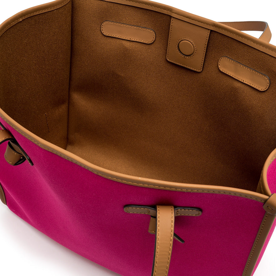 CABAS COTON FUSCHIA
