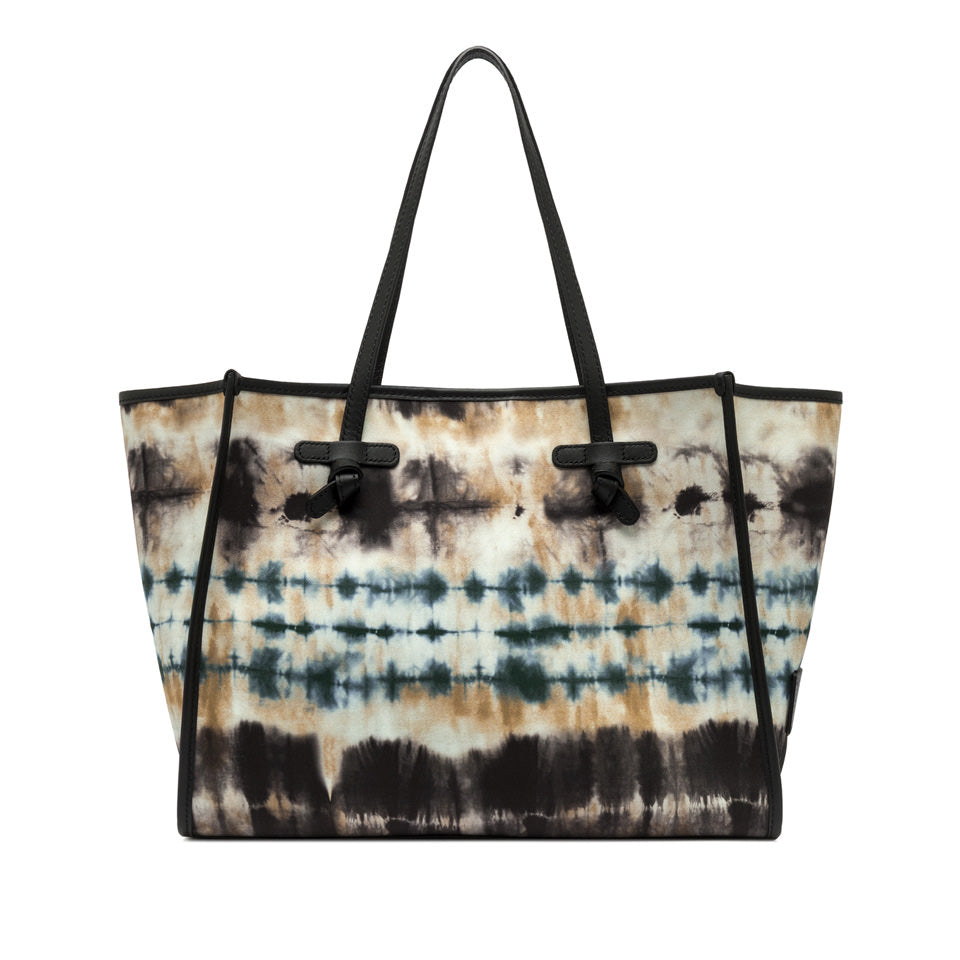 BLUE TIE-DYE TOTE BAG