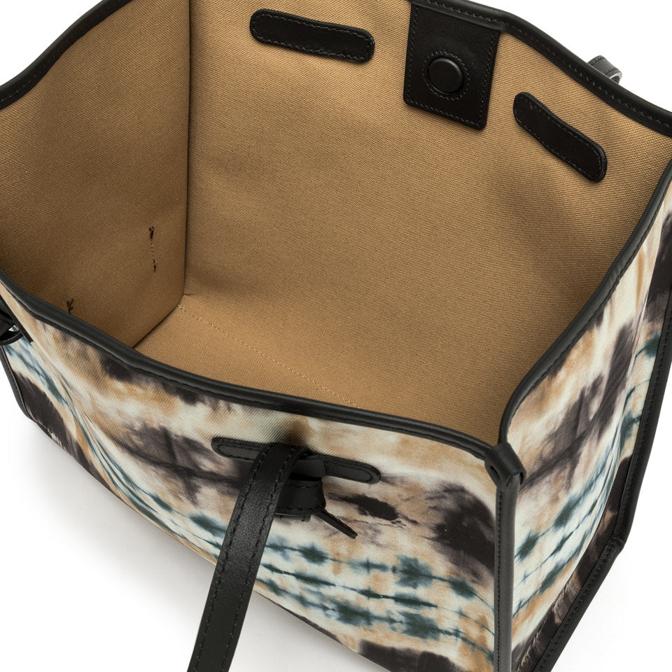 BLUE TIE-DYE TOTE BAG