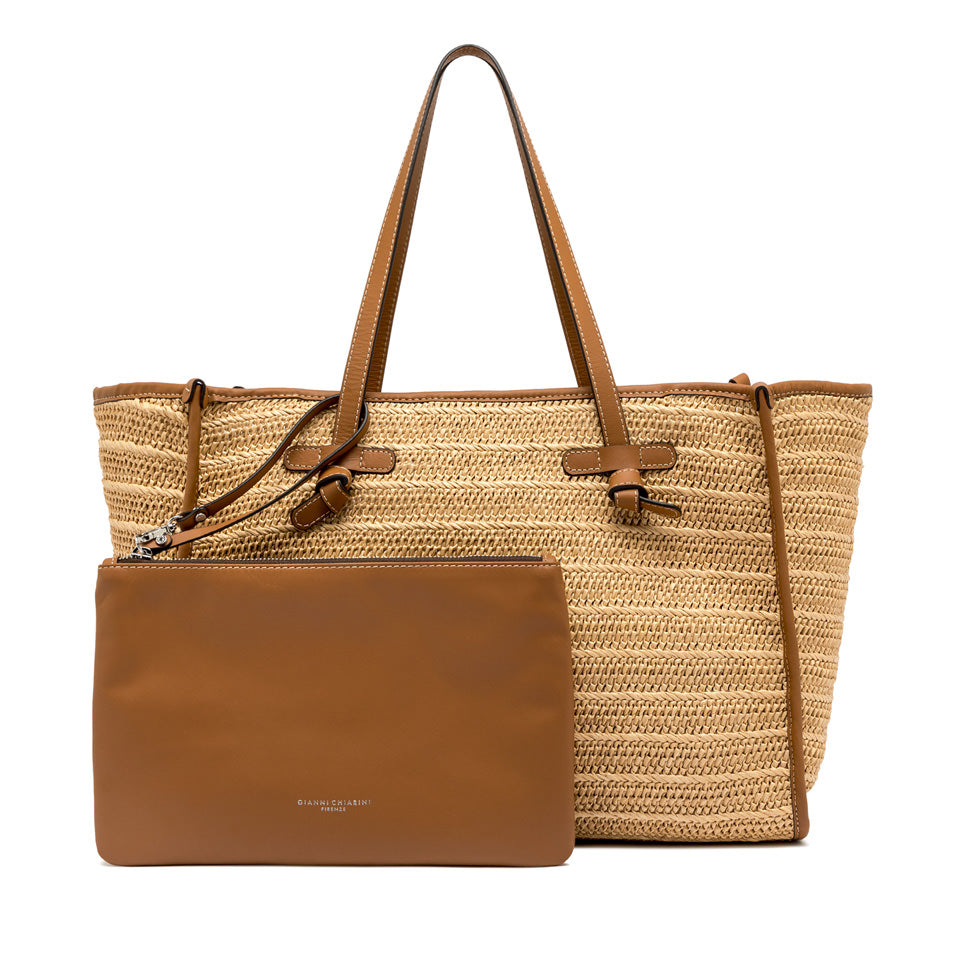 NATURAL STRAW TOTE BAG