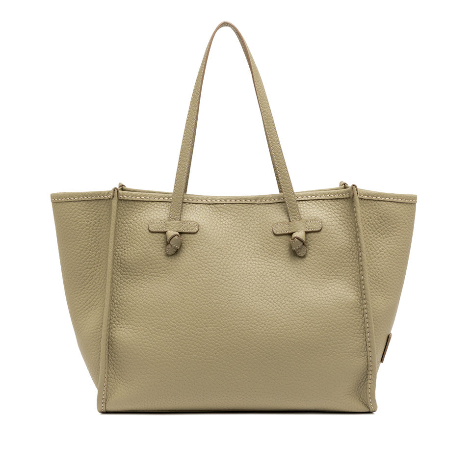 CABAS CUIR VERT