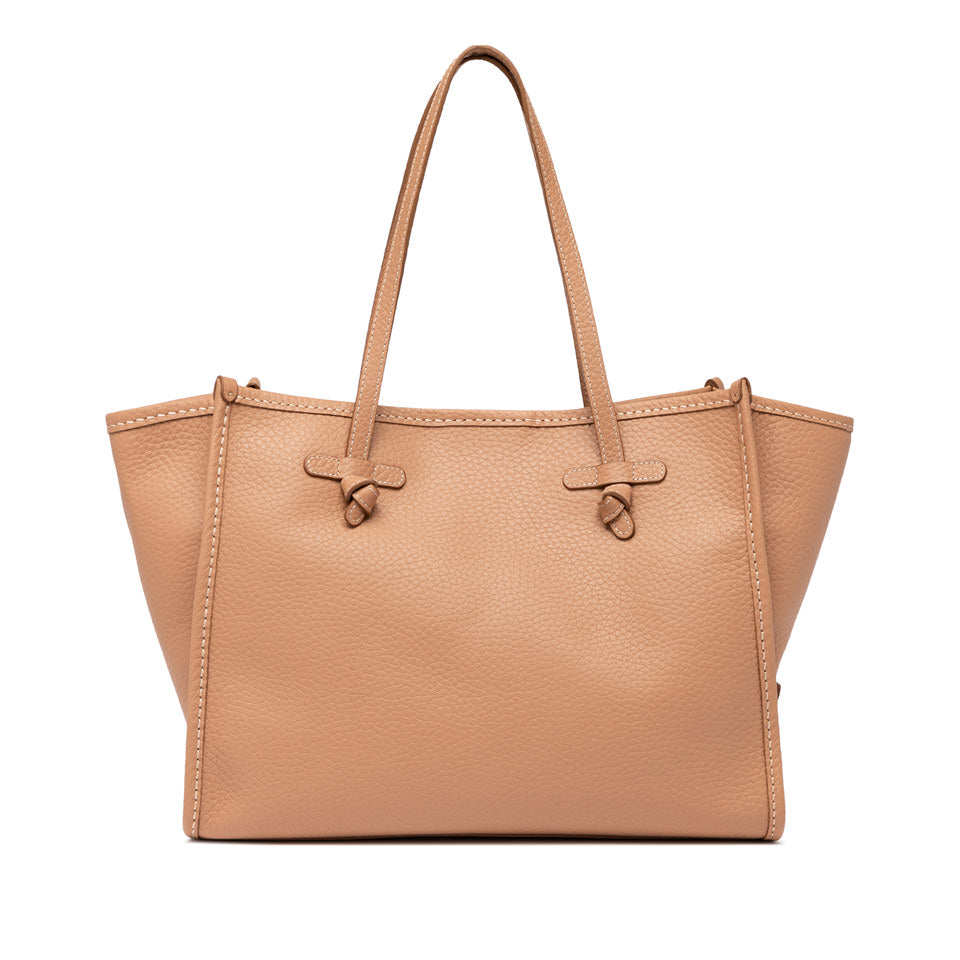 CABAS CUIR NUDE