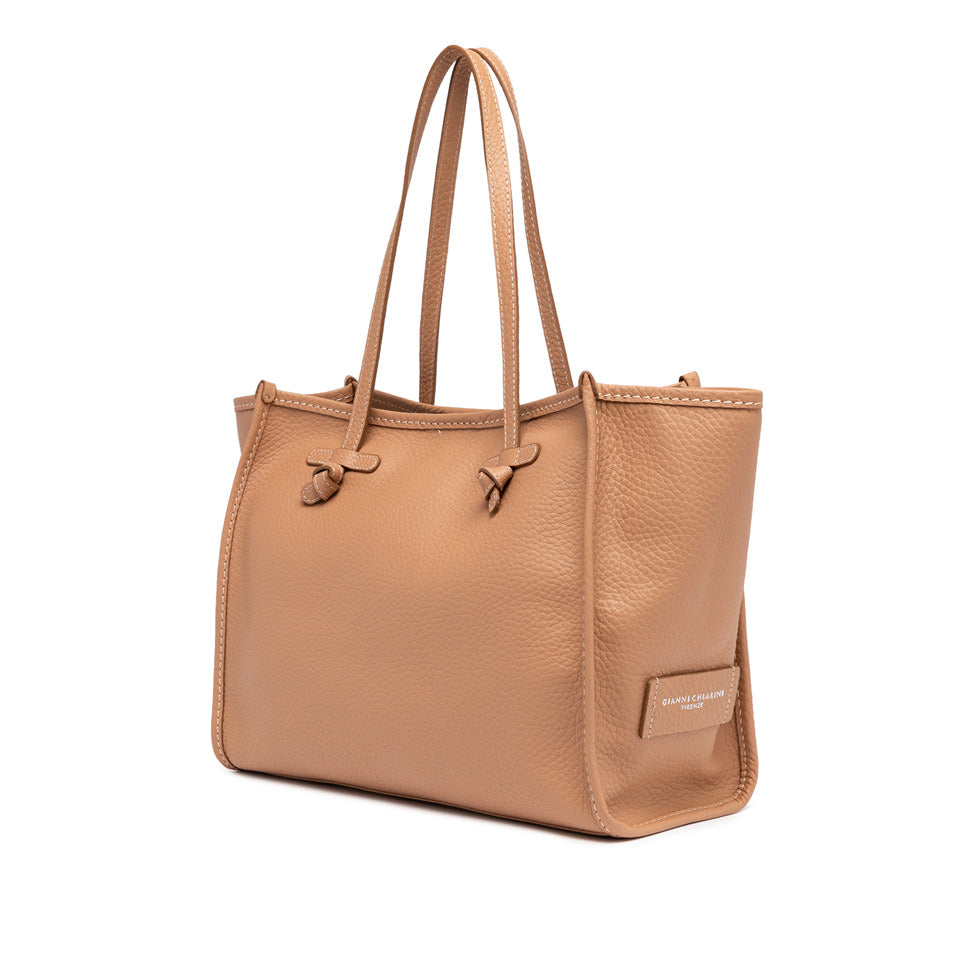 CABAS CUIR NUDE