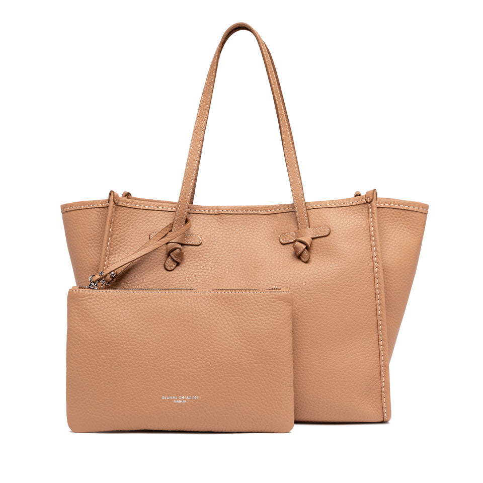 CABAS CUIR NUDE
