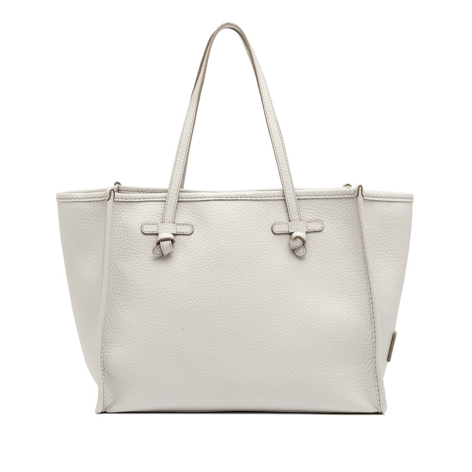 CABAS CUIR BLANC