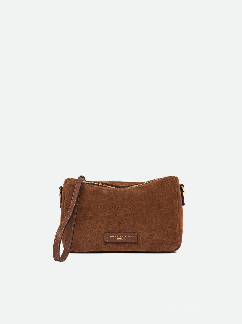 NORA POUCH Cognac Rig Gianni Chiarini - vue dos