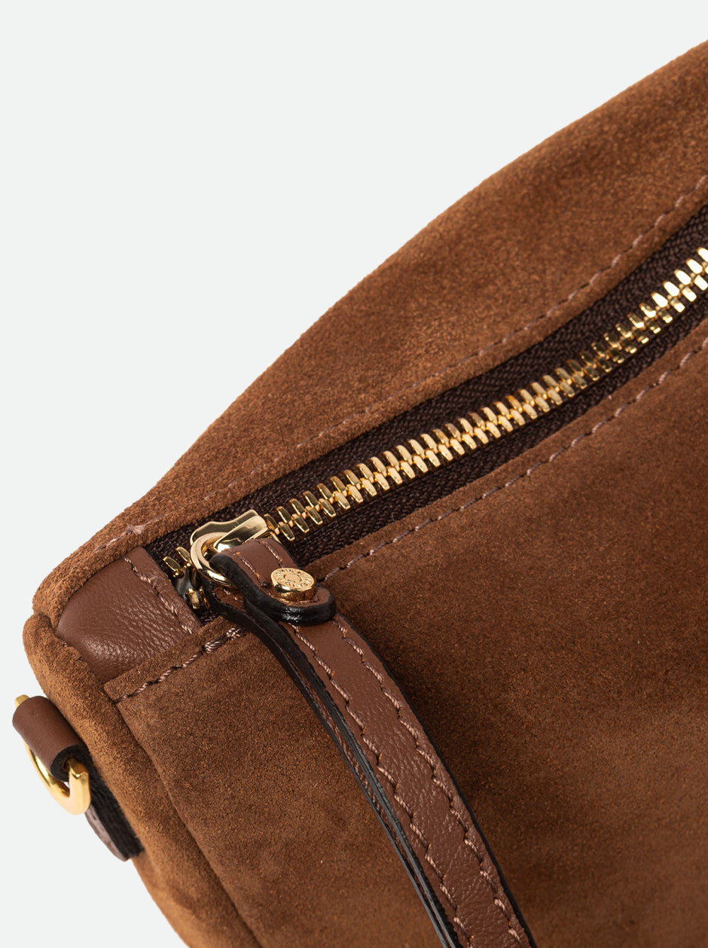 NORA POUCH Cognac Rig Gianni Chiarini - porté