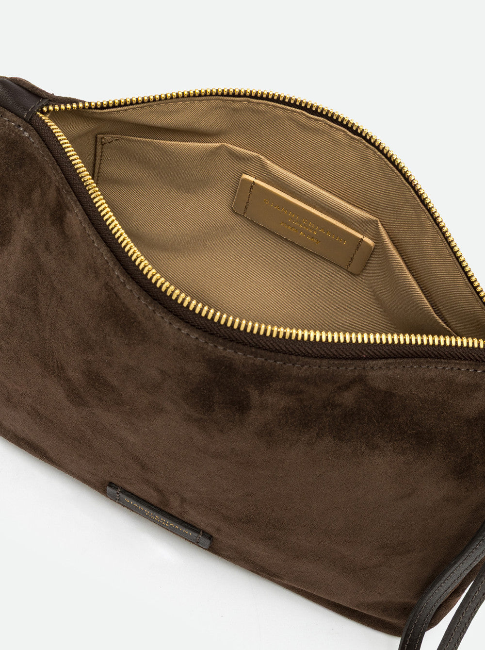 NORA POUCH Grand Moka Gianni Chiarini - vue côté