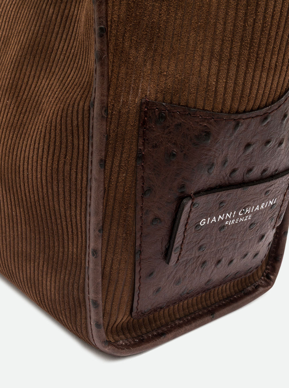 Caba Gros Velour Espresso Tomby Gianni Chiarini - porte epaule 2