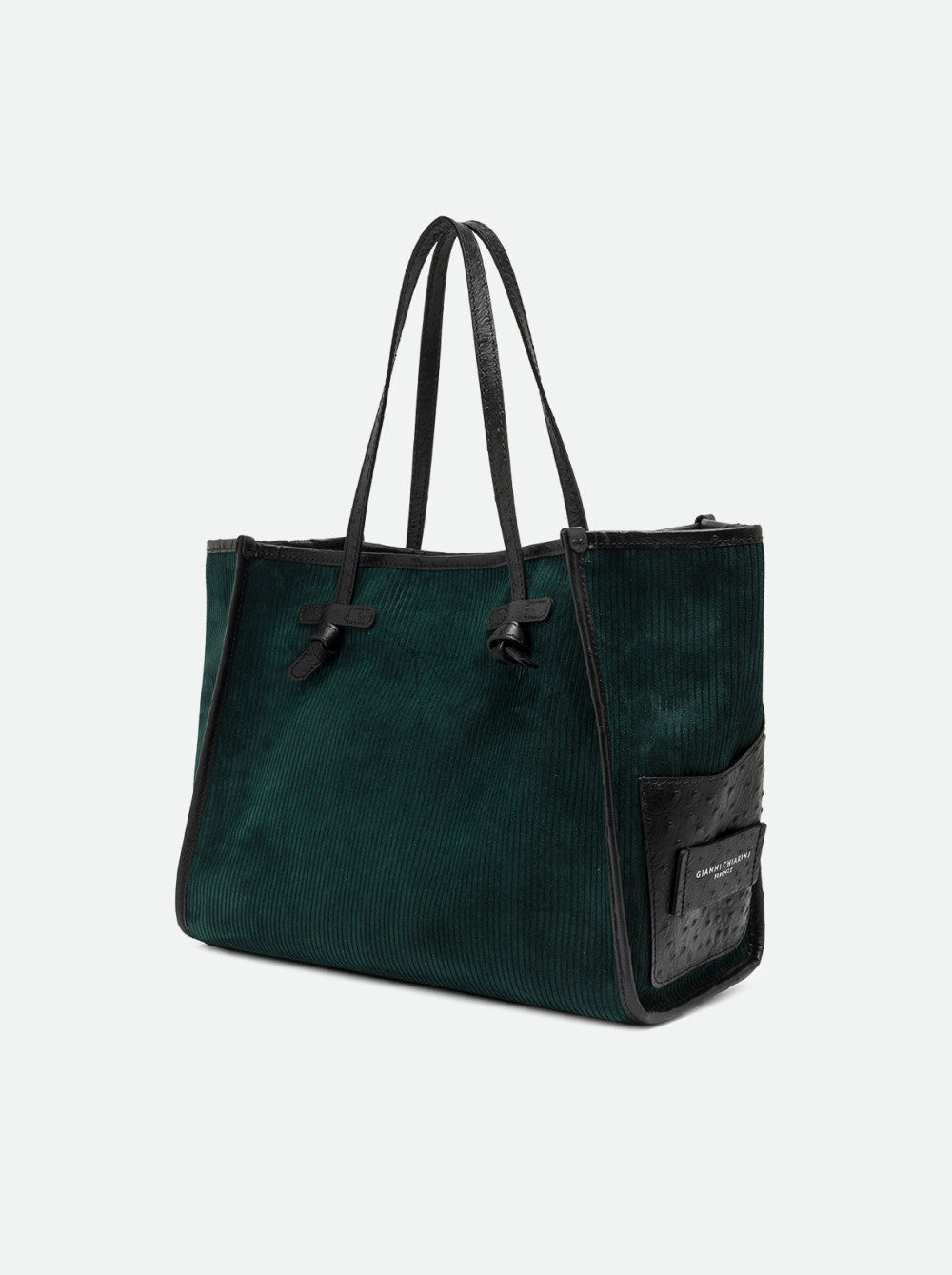 Caba Gros Velour Vert Loden Tomby Gianni Chiarini - porte main