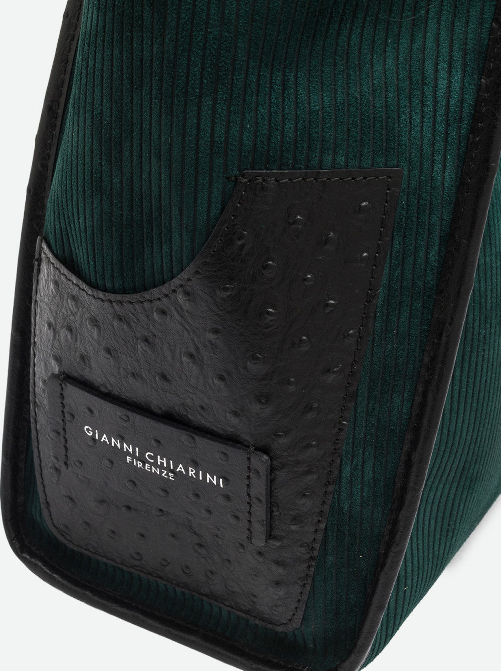 Caba Gros Velour Vert Loden Tomby Gianni Chiarini - porte epaule 2