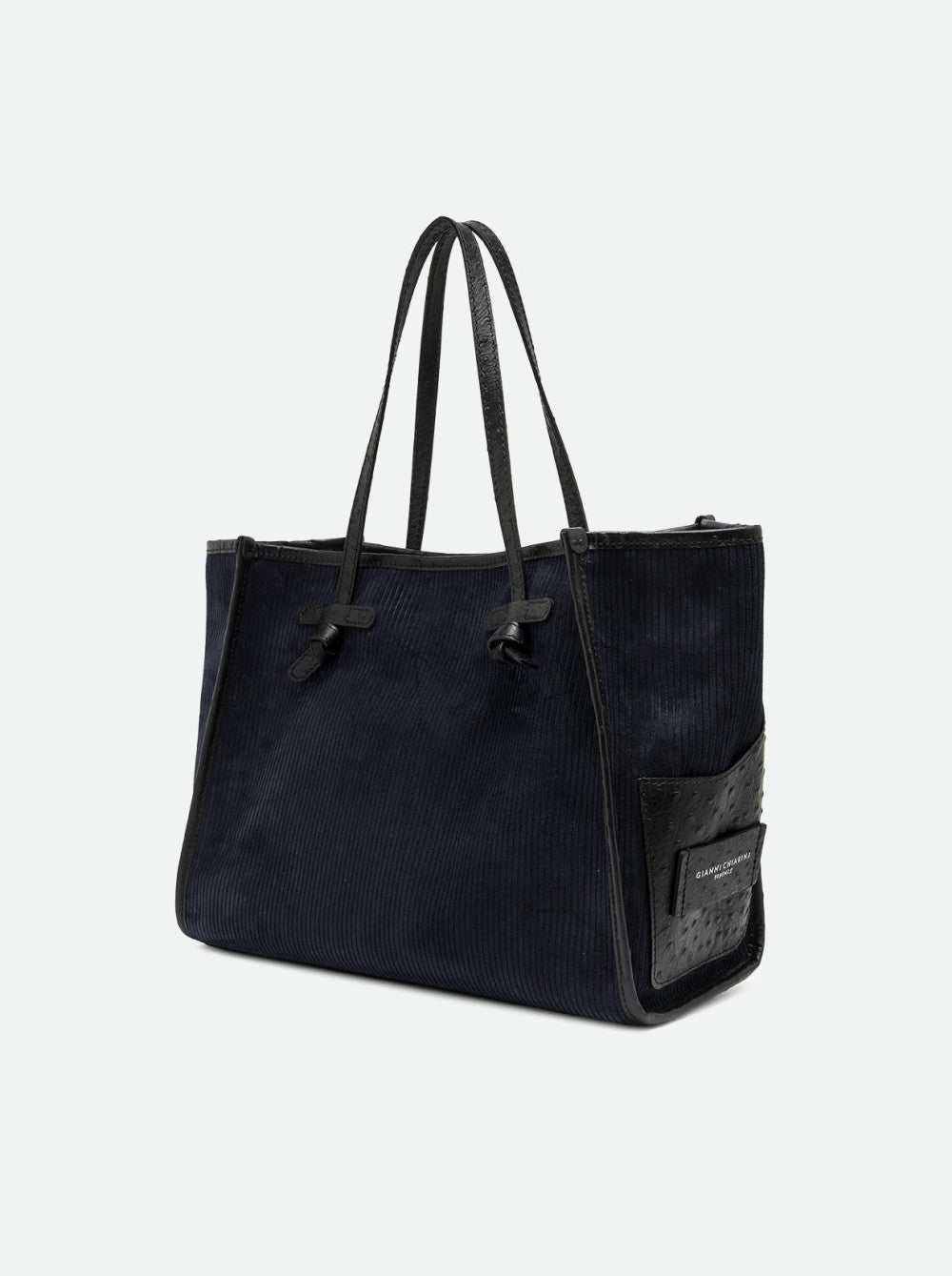 Caba Gros Velour Marine Tomby Gianni Chiarini - vue 3/4