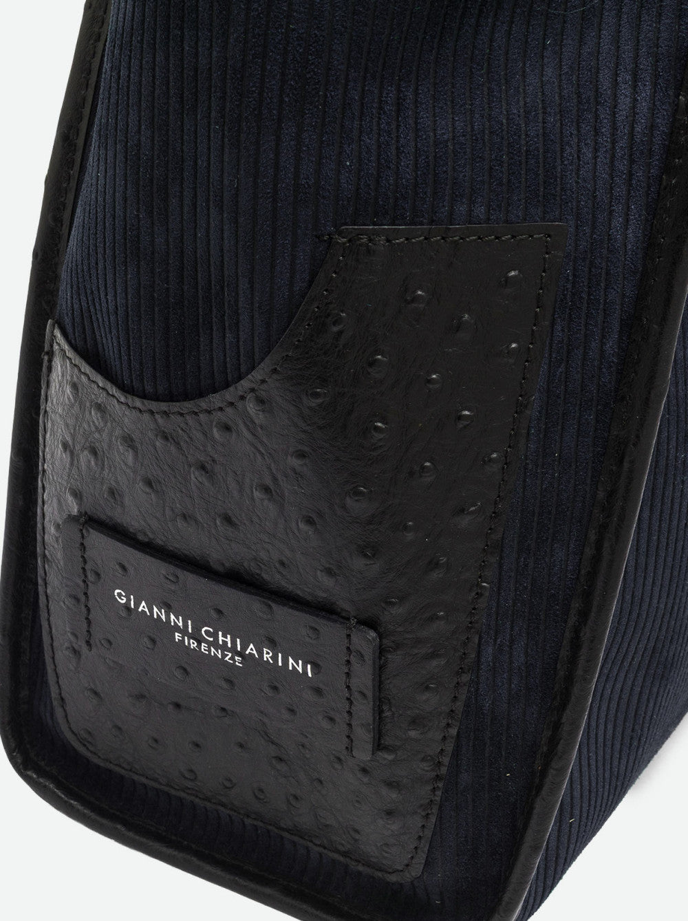 Caba Gros Velour Marine Tomby Gianni Chiarini - porte epaule 2