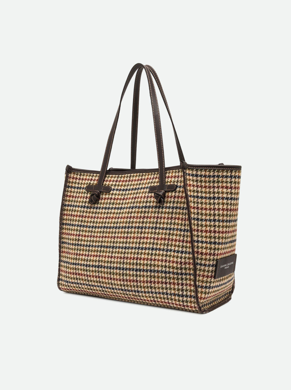Caba Pied De Poule Beige Gianni Chiarini - vue 3/4