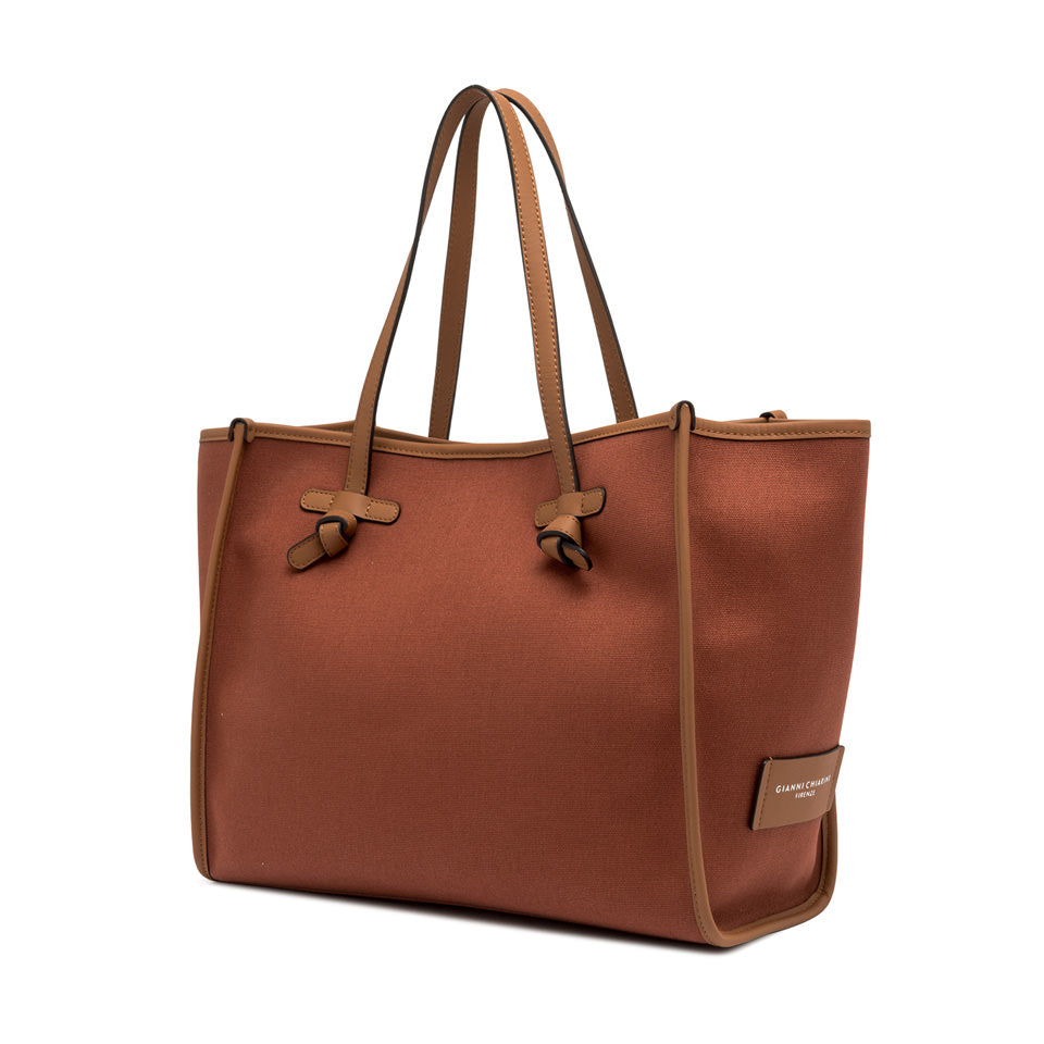 MARCELLA CABAS COTON BRICK-CAPPUCCINO