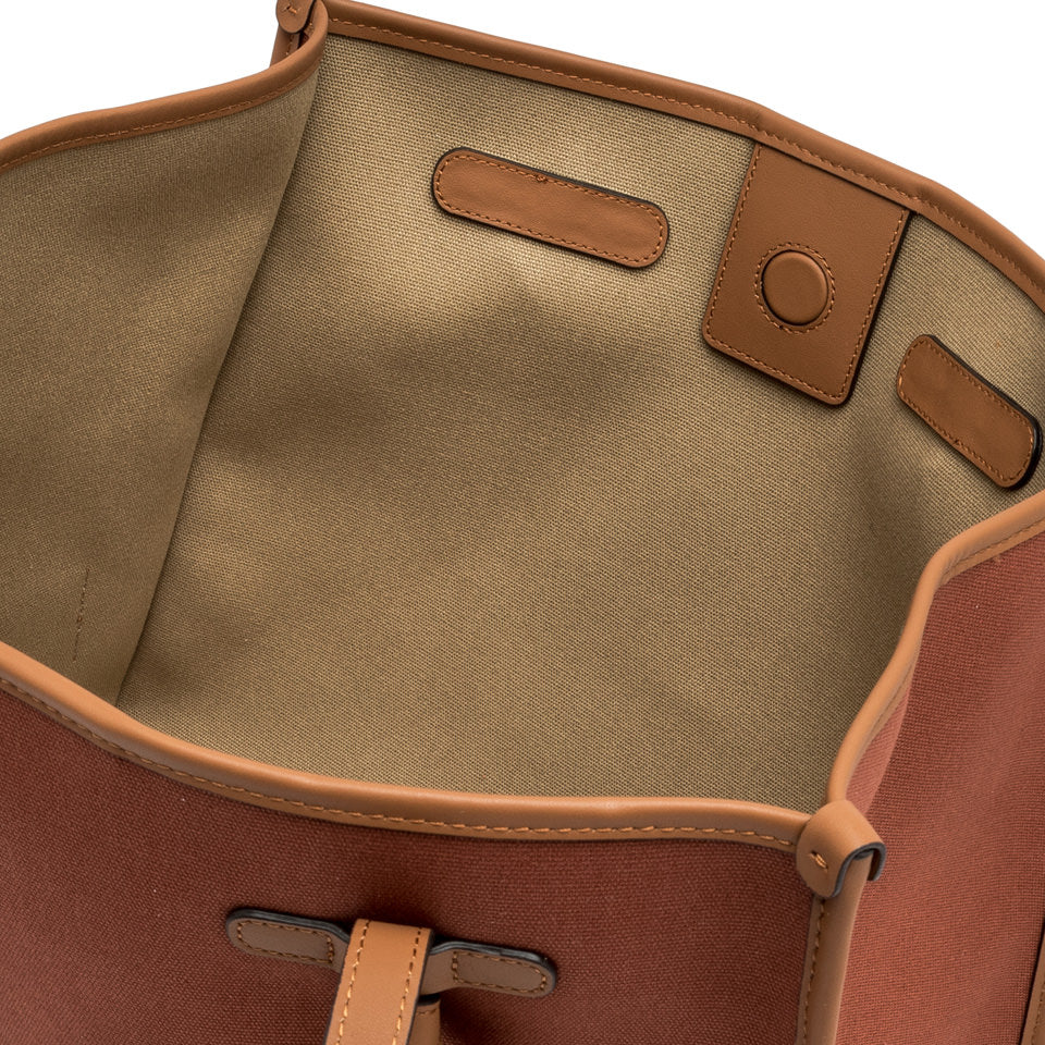 MARCELLA CABAS COTON BRICK-CAPPUCCINO