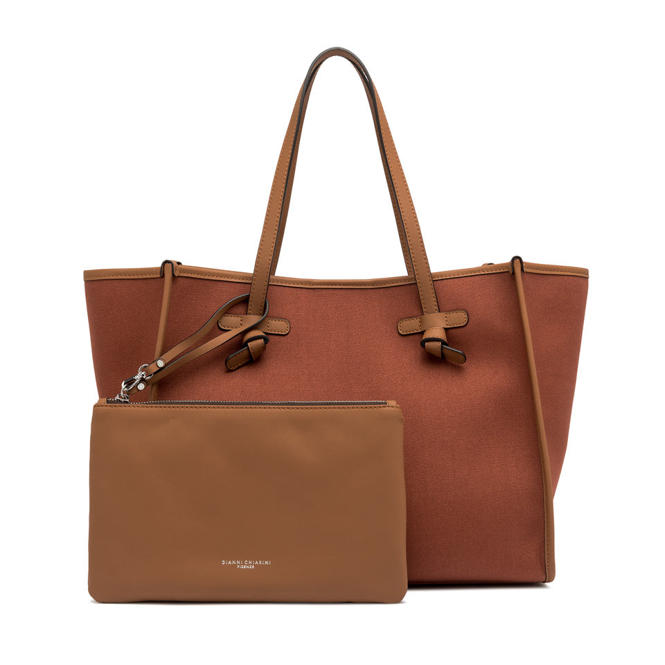 MARCELLA CABAS COTON BRICK-CAPPUCCINO