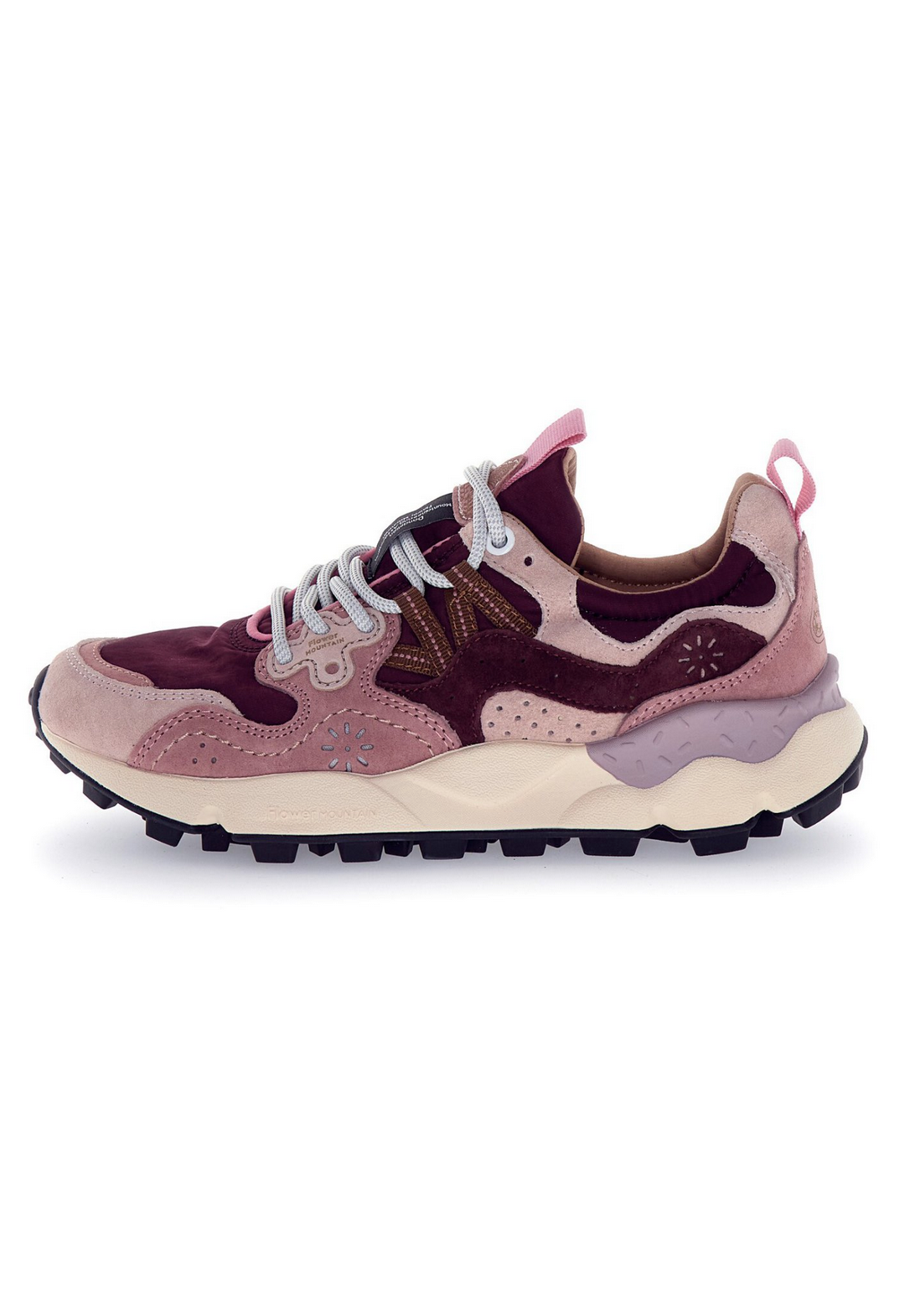 YAMANO 3 WOMAN SUEDE/NYLON LIGHT ROSE-PINK-BROWN