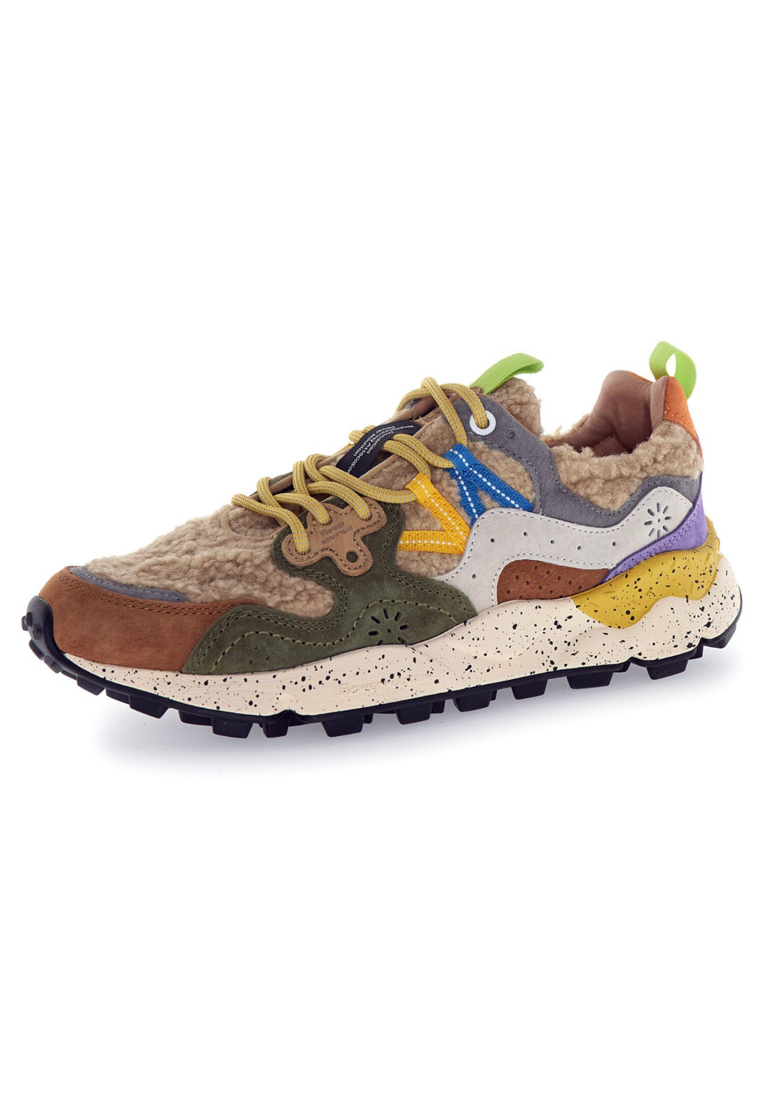 YAMANO 3 UNI SUEDE/TEDDY MUD-GREY-OFF WHITE