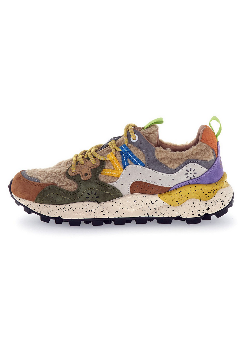 YAMANO 3 UNI SUEDE/TEDDY MUD-GREY-OFF WHITE