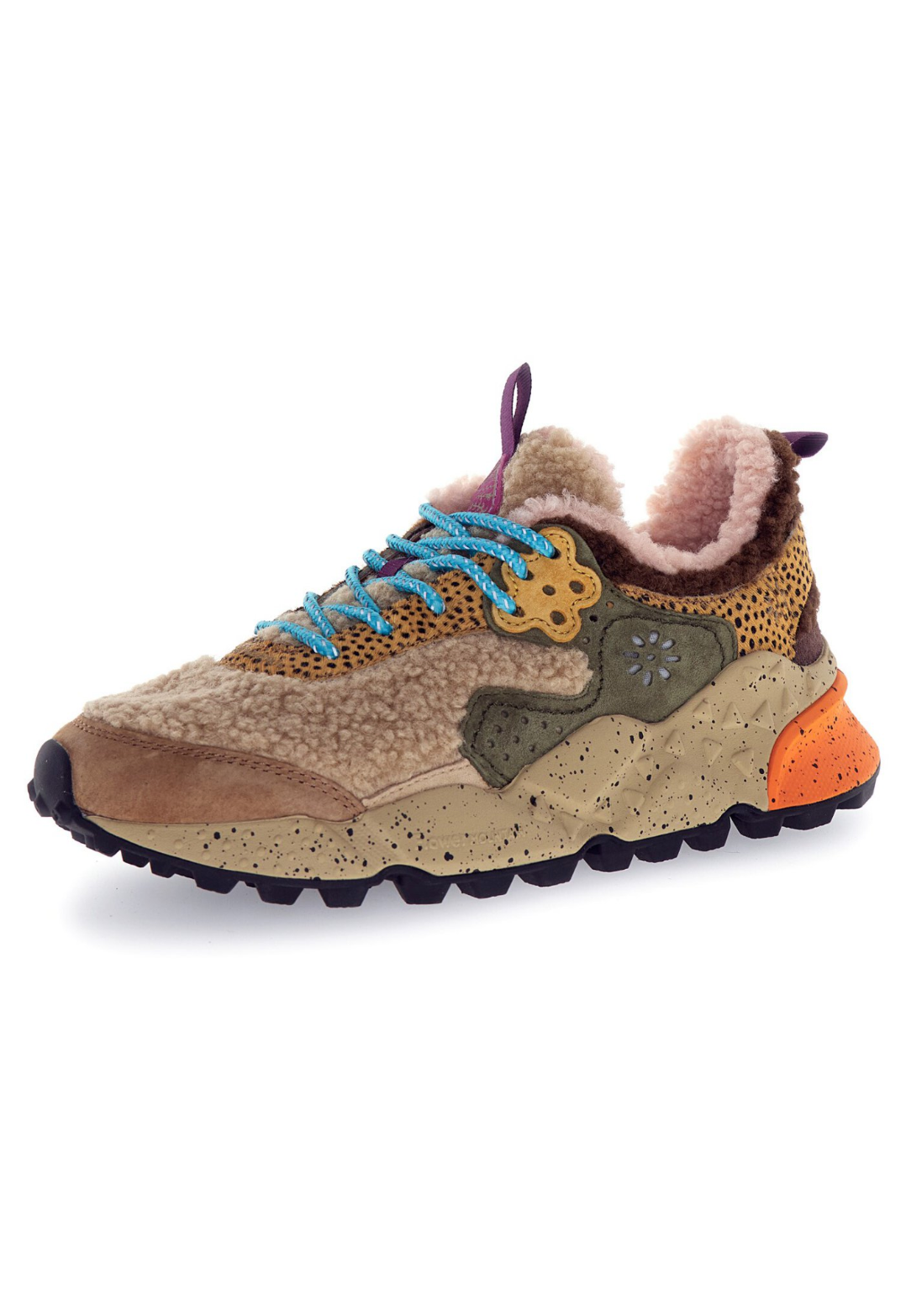 KOTETSU WOMAN SUEDE/TEDDY TAUPE-GREY