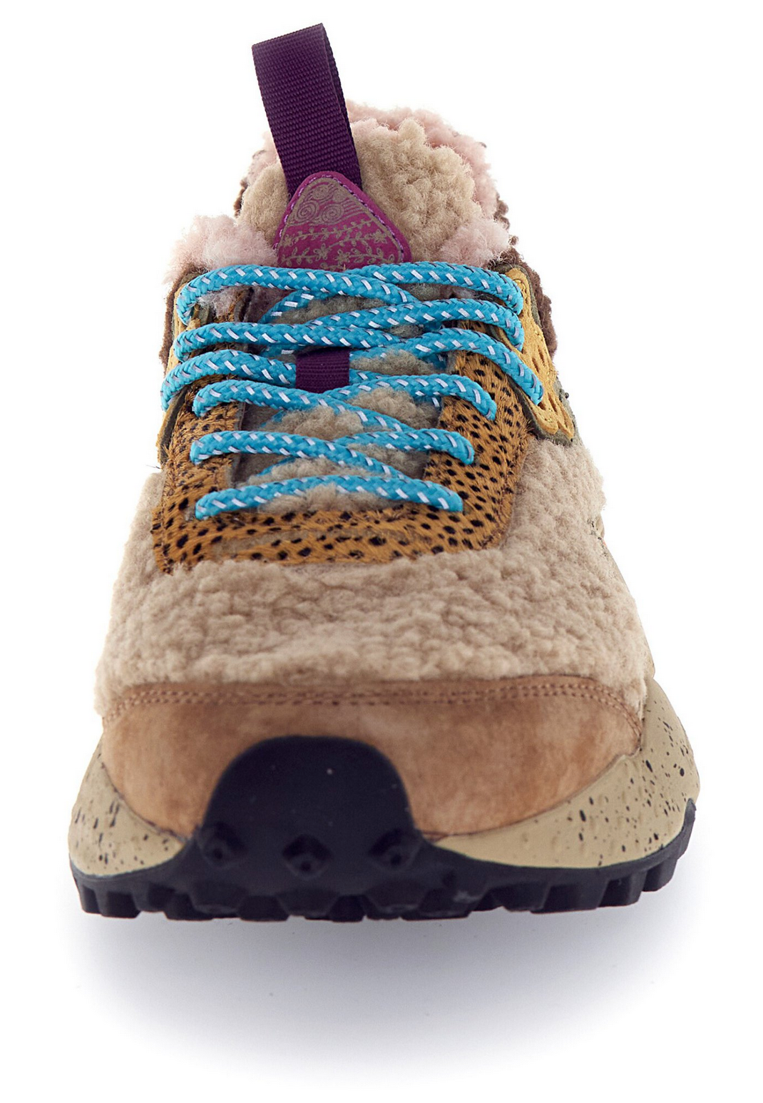 KOTETSU WOMAN SUEDE/TEDDY TAUPE-GREY