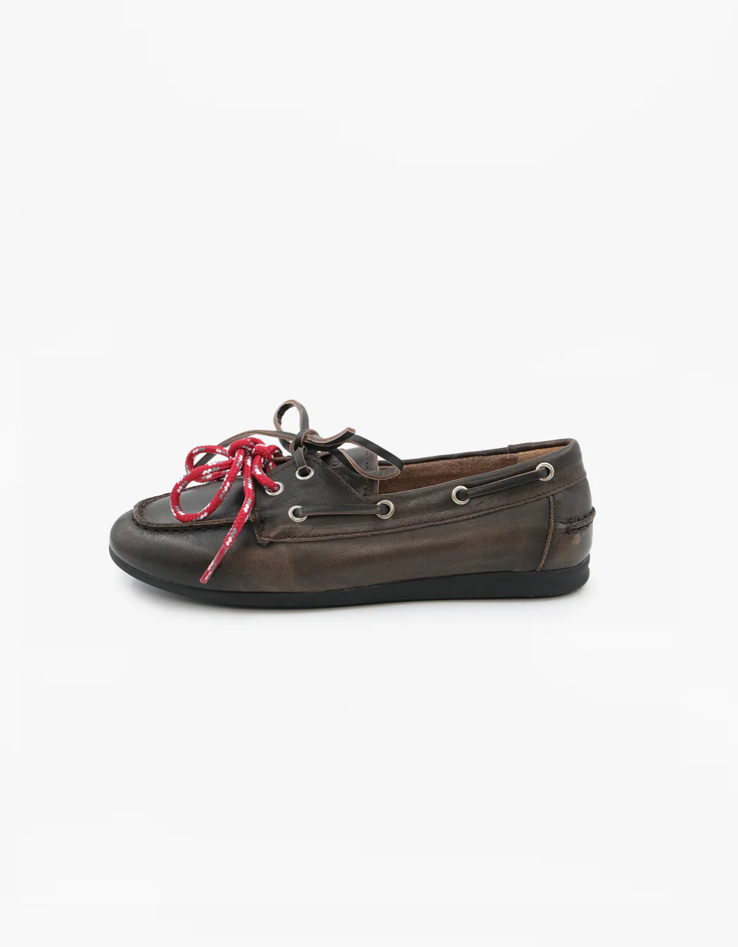 Mocasin cuir Lacet Berceo Dark taupe