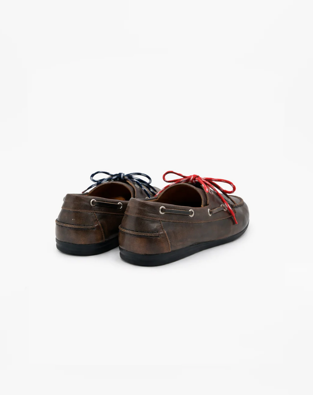 Mocasin cuir Lacet Berceo Dark taupe