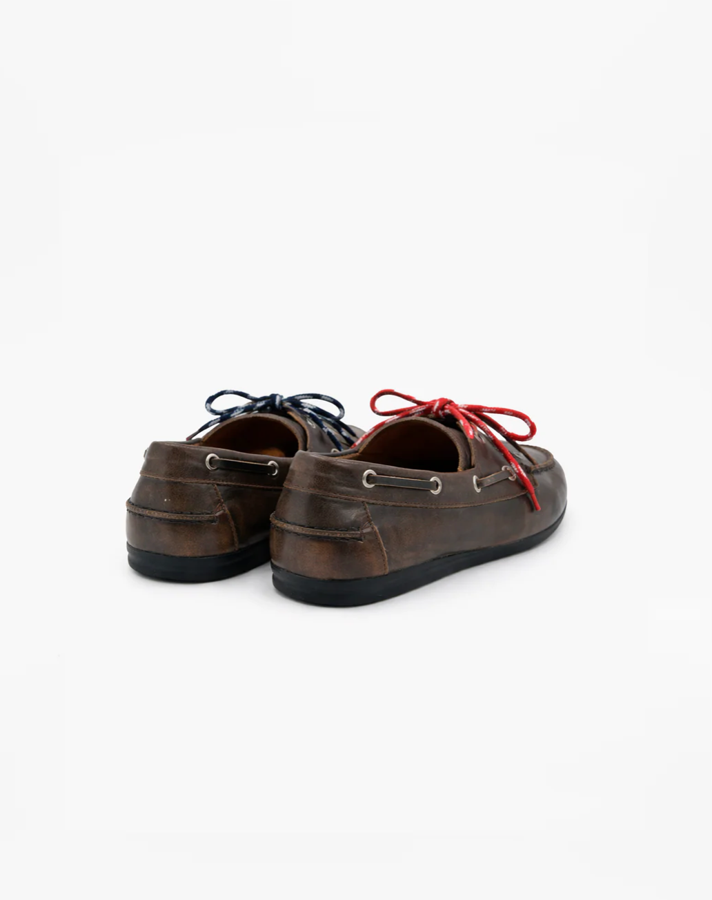 Mocasin cuir Lacet Berceo Dark taupe