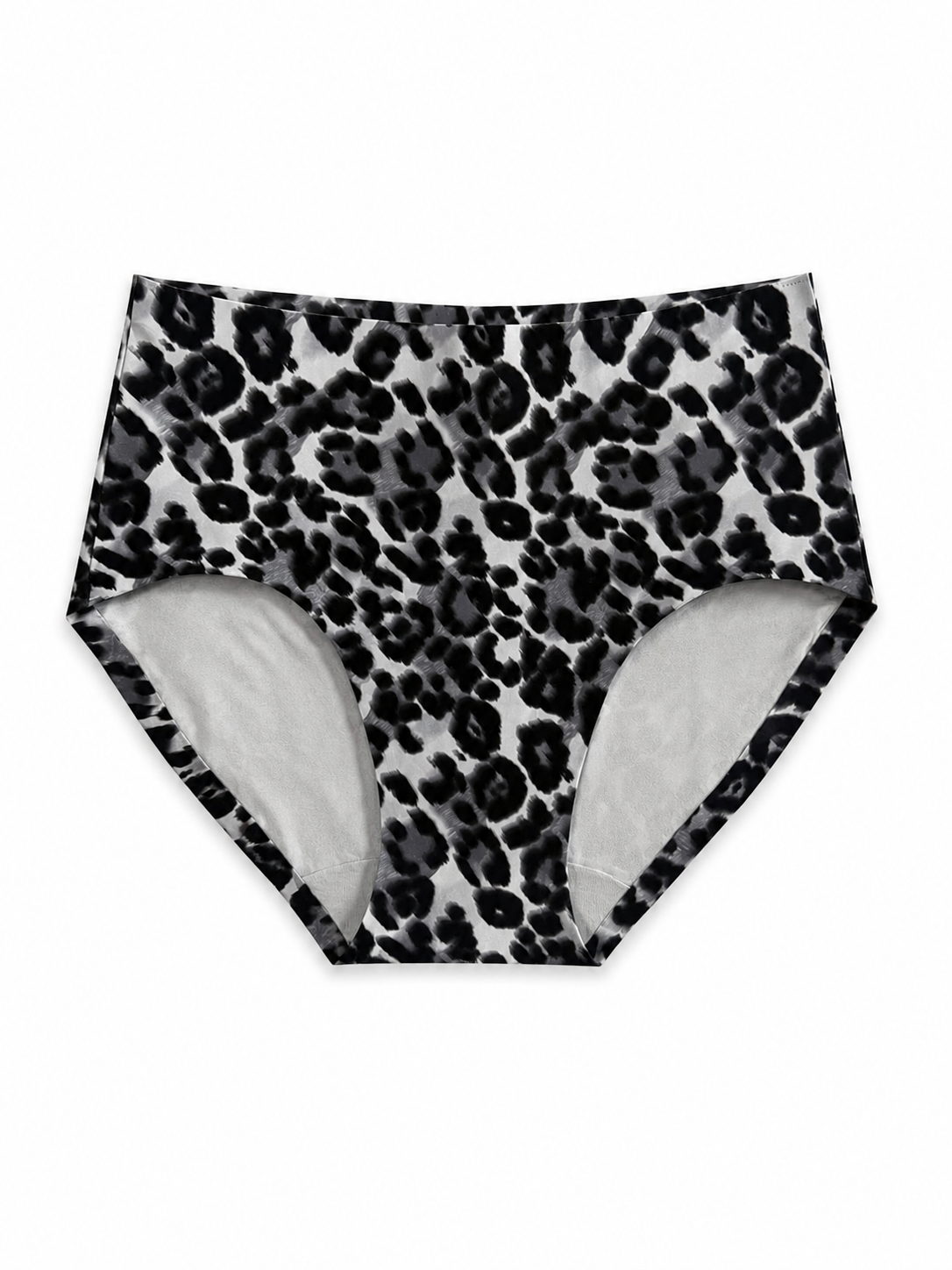 Shorty Soft Stretch Leopard Gris