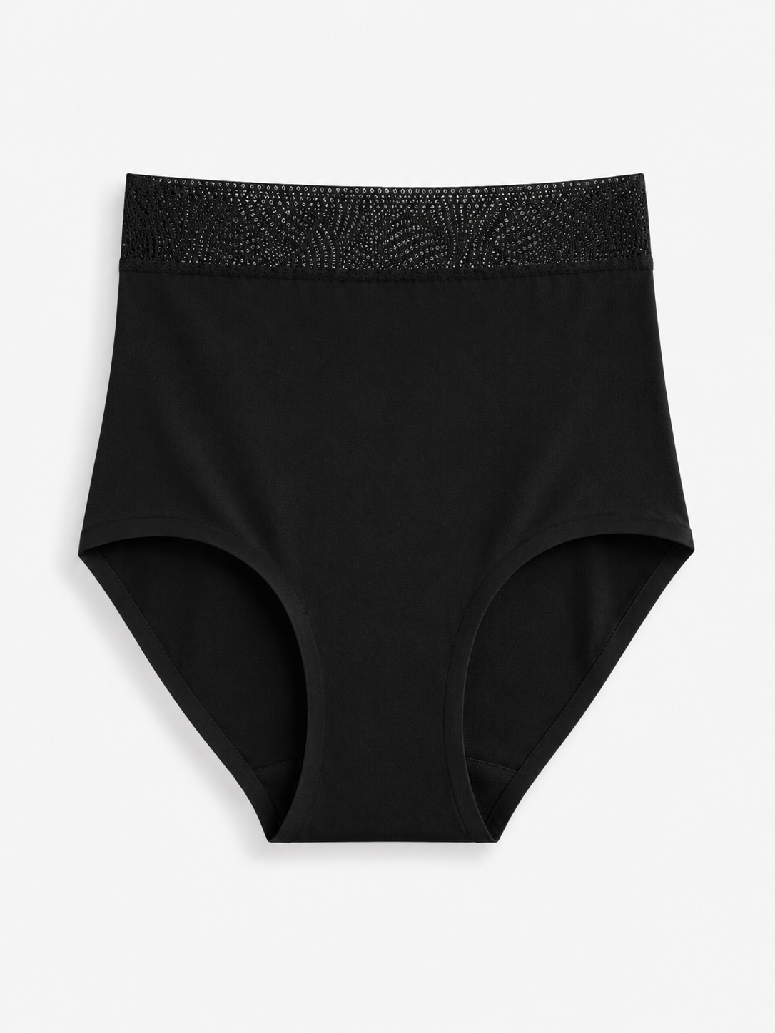 High-Waist Soft Stretch Lace Shorty