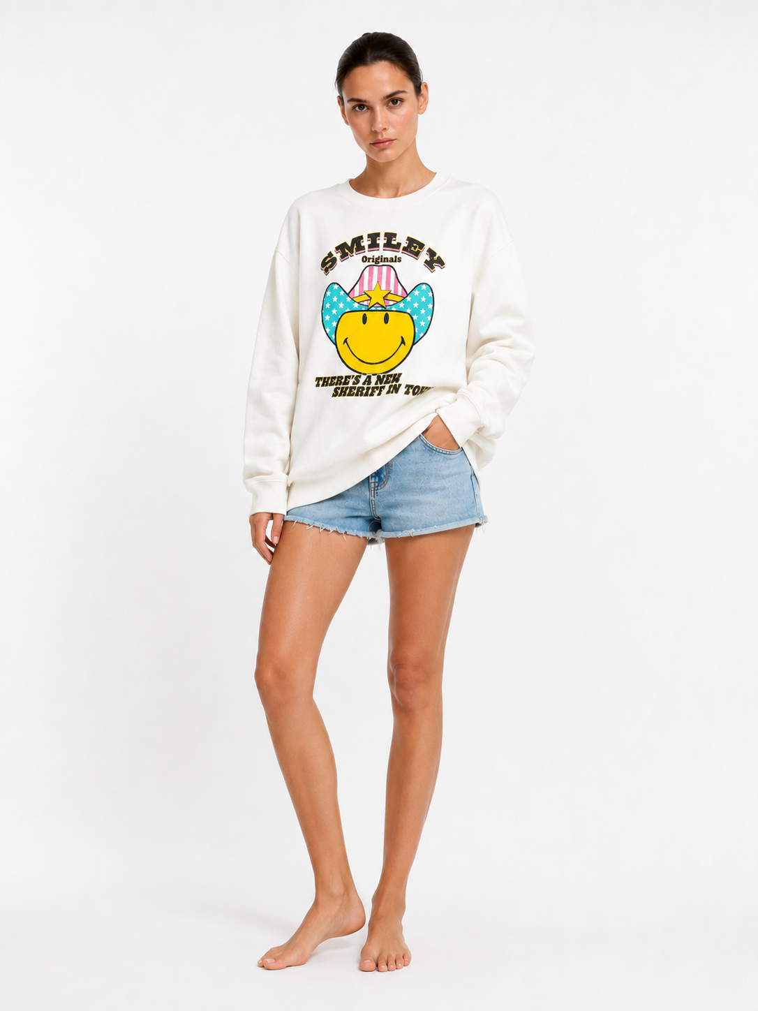 SWEAT SMILEY RECYCLED KARMA