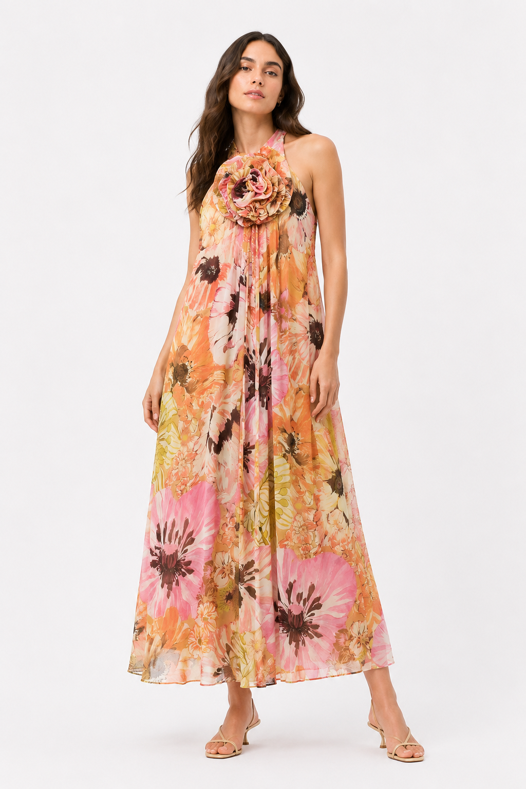 Multi-flower dress