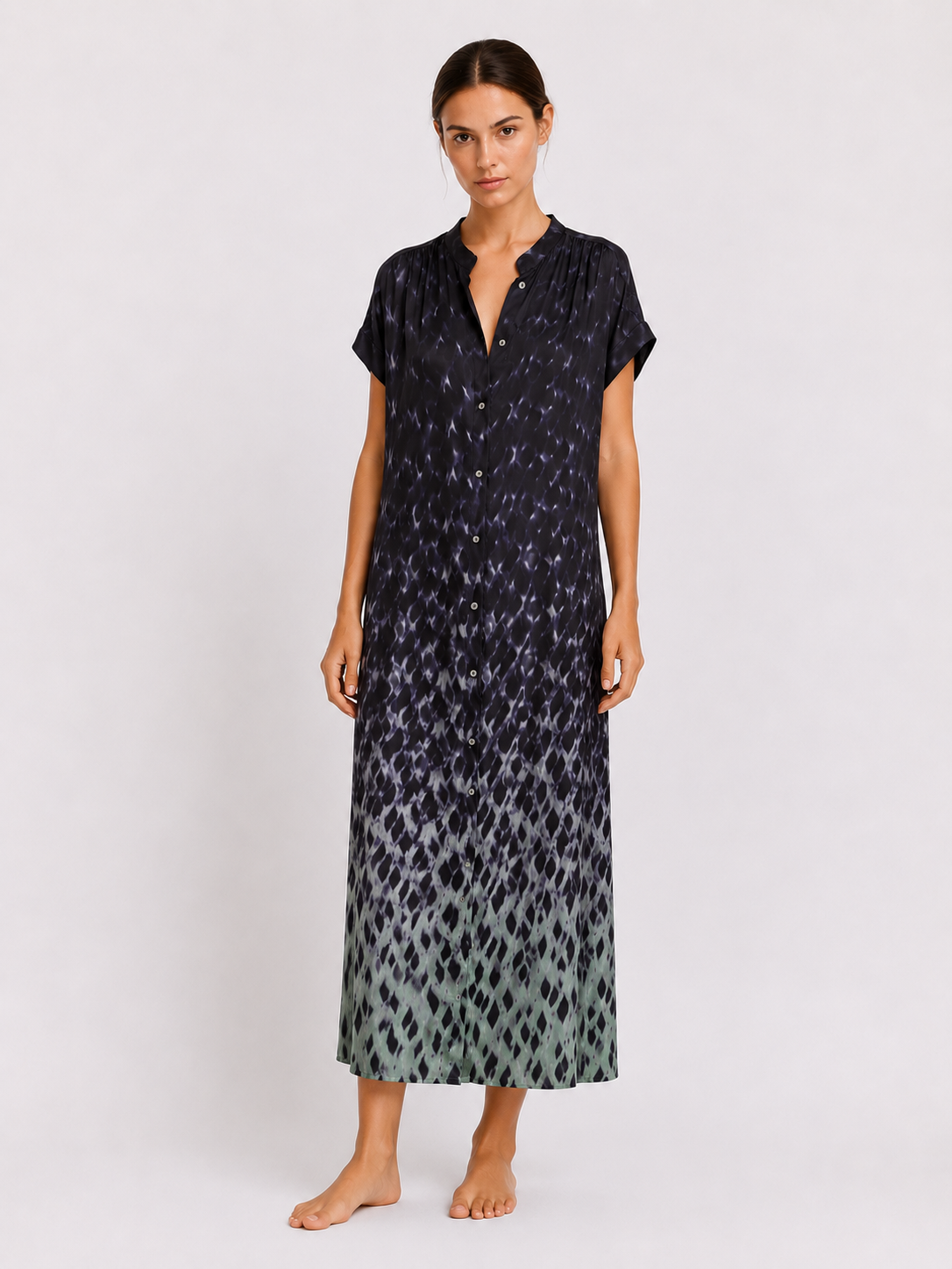 Robe mc longue navy