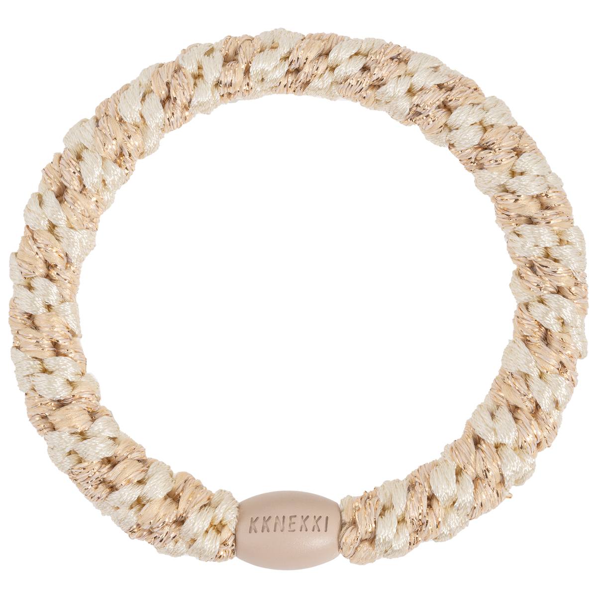 KKNEKKI Ivory-Beige glitter stripe