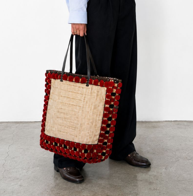 Sac médium or Rouge