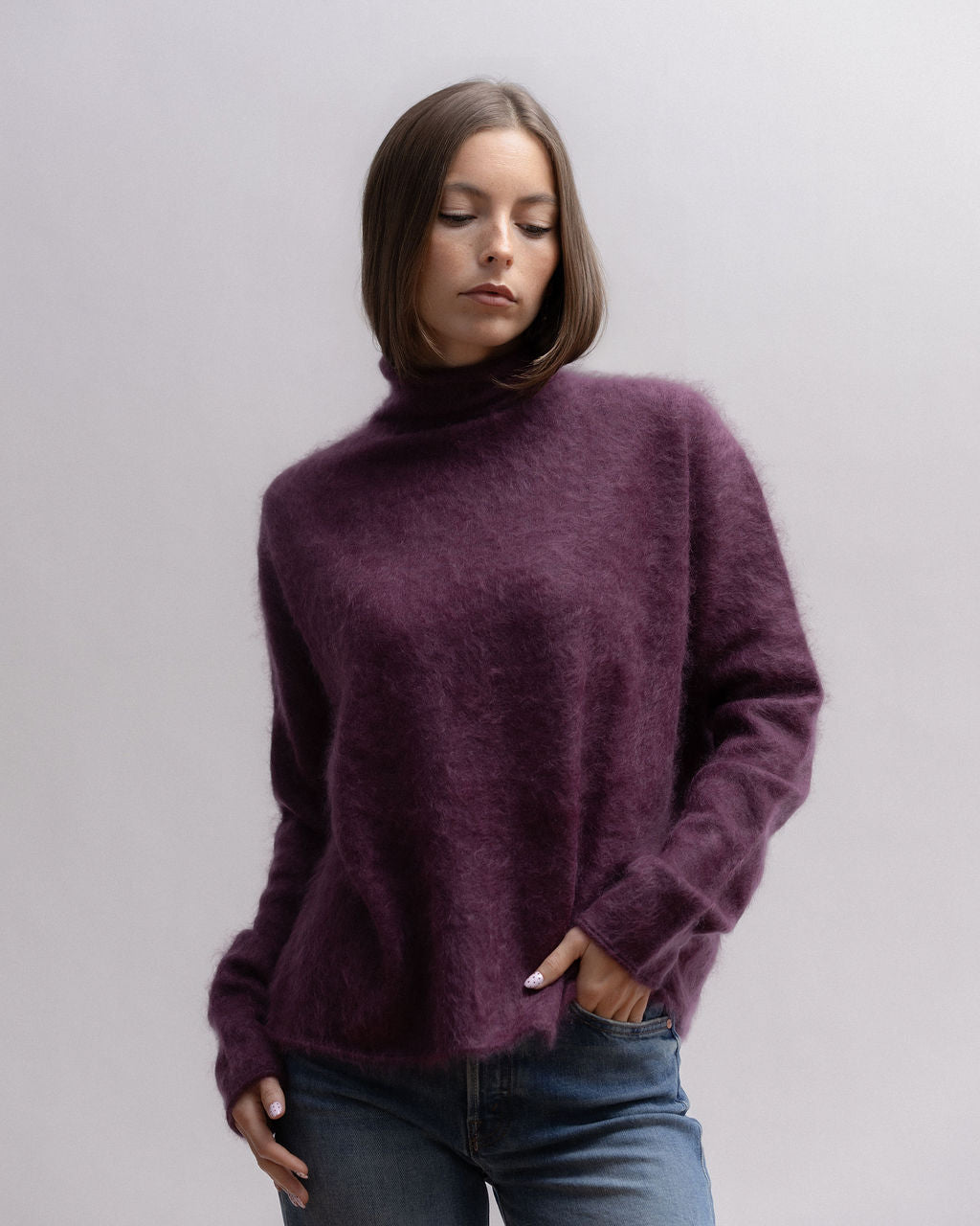 Pull petit col roulé Phylios