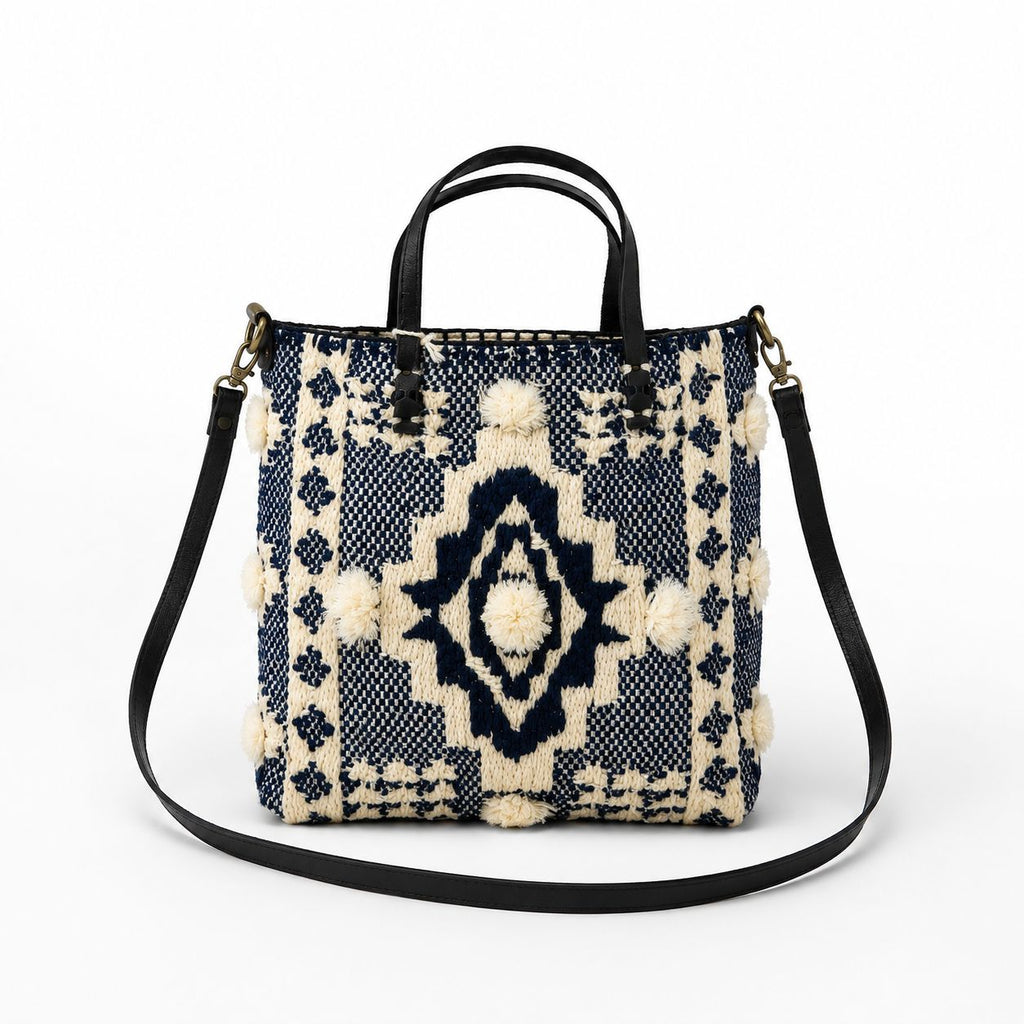 Petit sac tapis Bleu