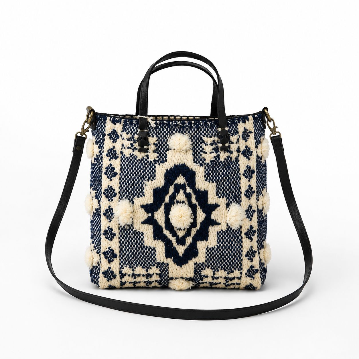 Petit sac tapis Bleu